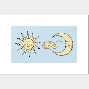 The Sun & The Moon Posters and Art